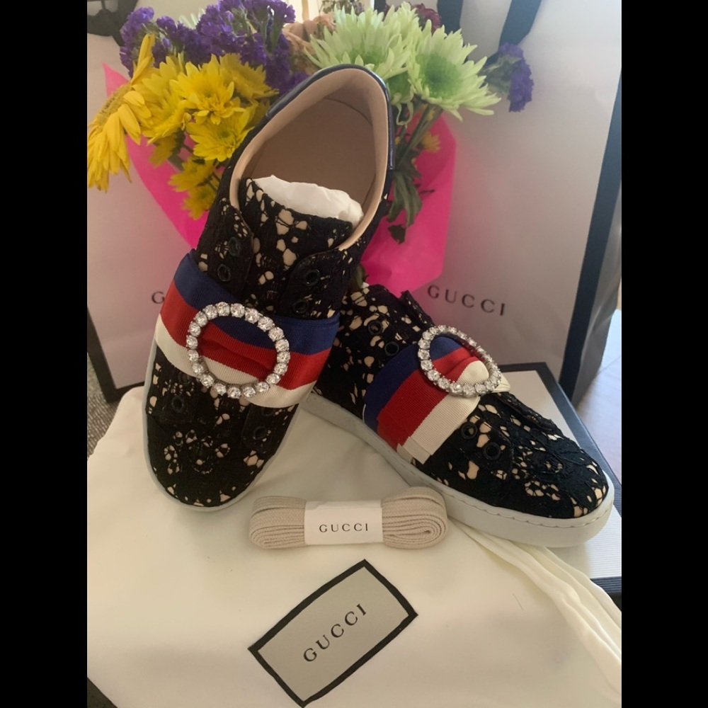 🆕❤️💙Gucci Slyvie Web Ace Sneakers💙❤️🆕